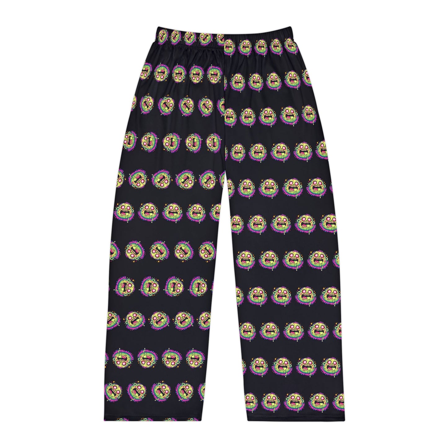 Men's Pajama Pants - Retro Doughnut Pattern All-Over Print Loungewear
