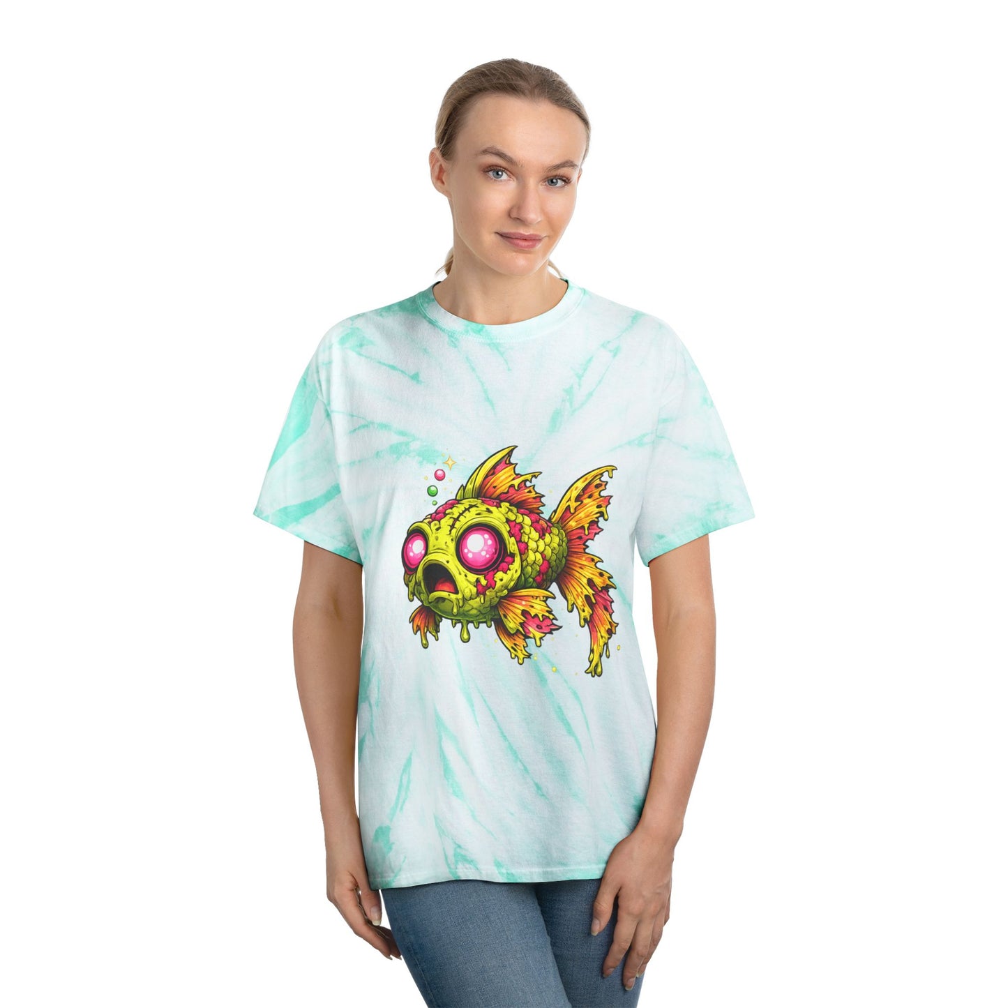 Zombie Fish Tie-Dye Tee