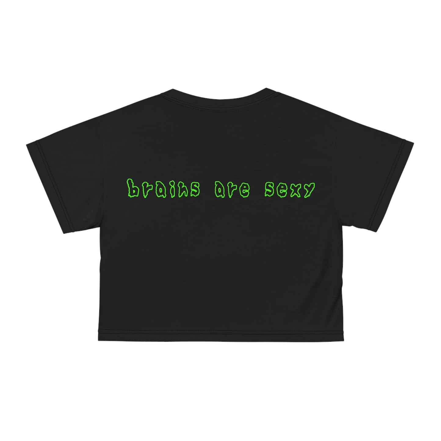 "Brains are Sexy" Boy Zombie Crop Tee