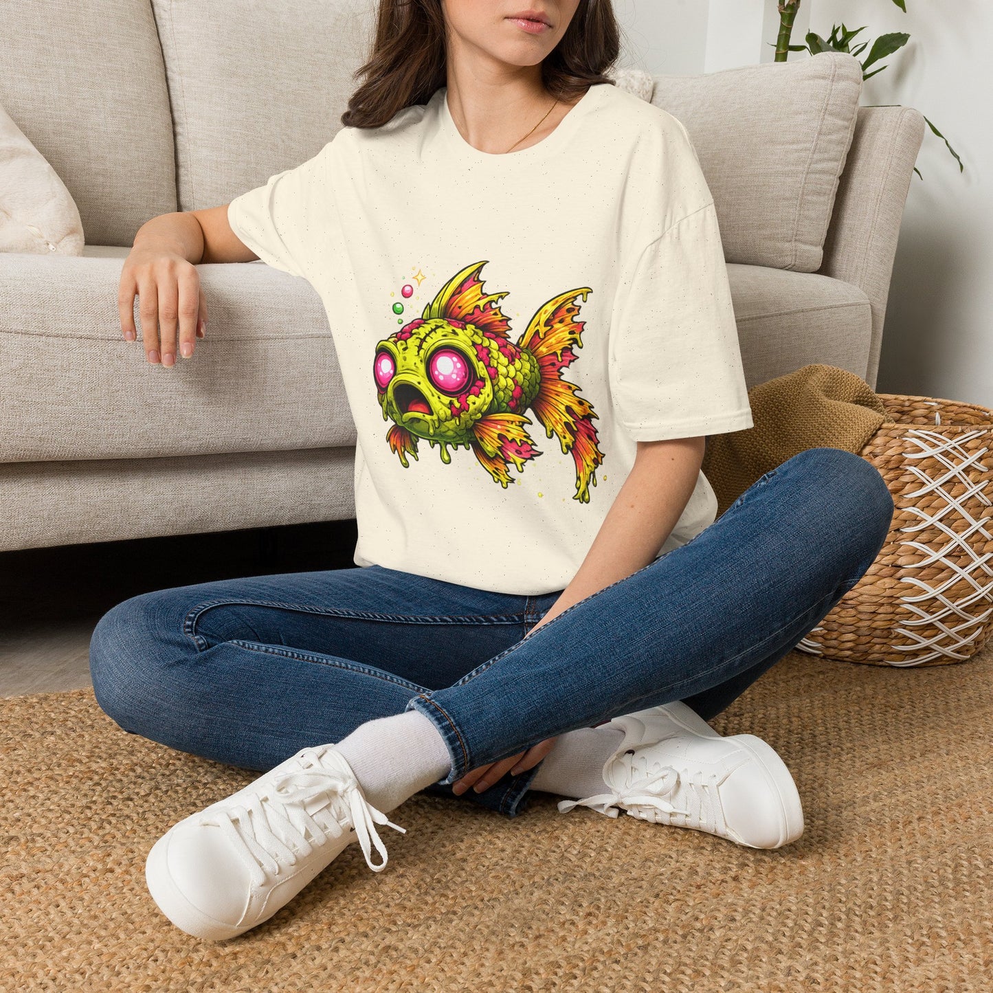 Zombie Fish Graphic T-Shirt