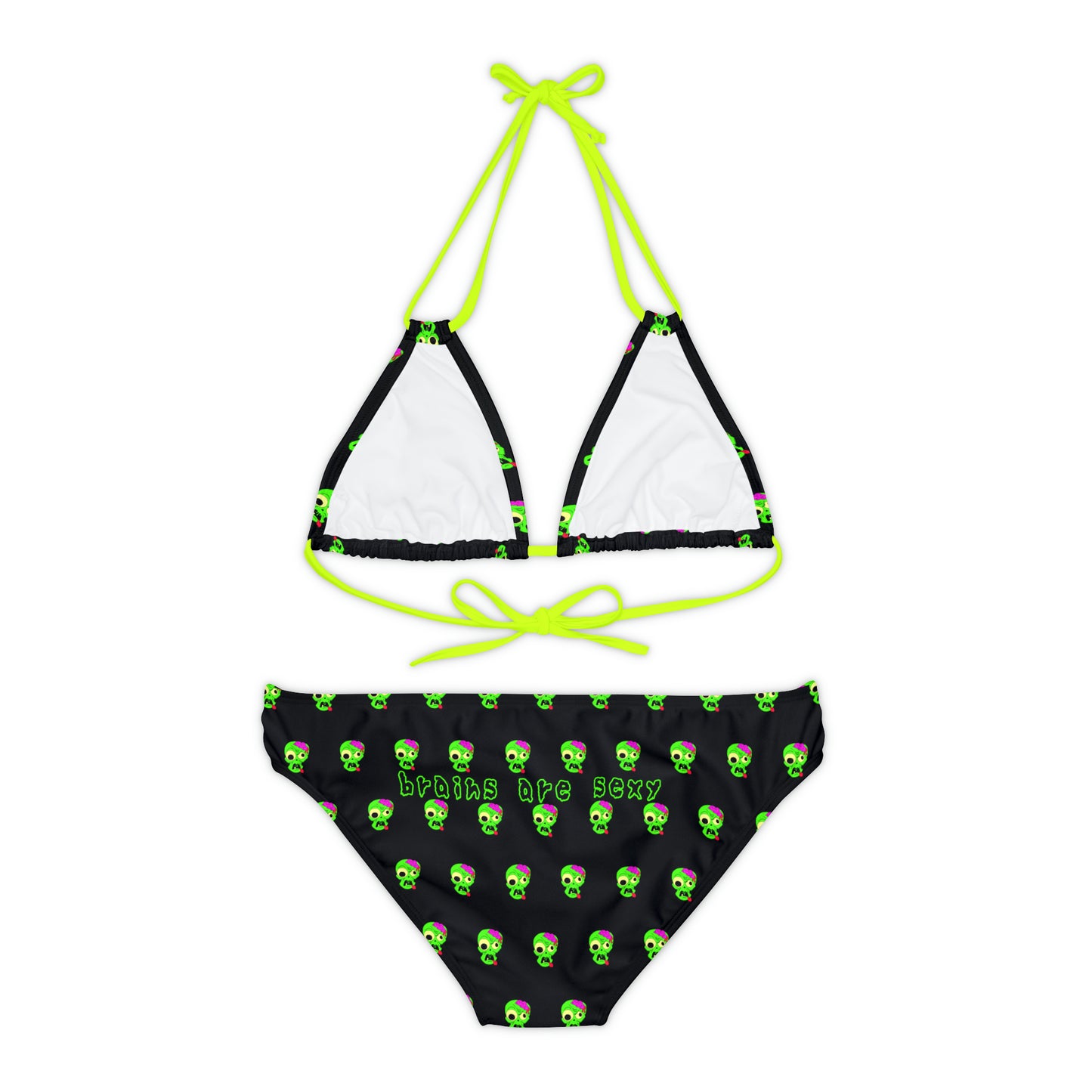 "Brains are Sexy" Strappy Zombie Bikini Set