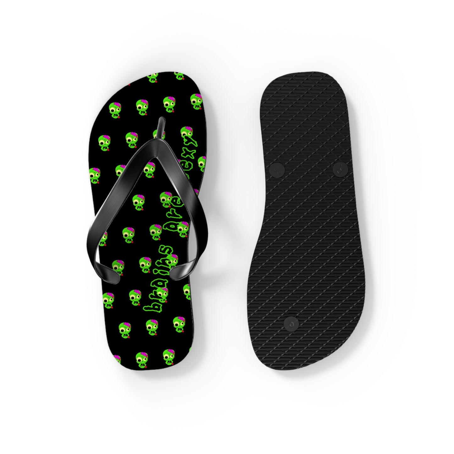 "Brains are Sexy" Zombie Flip Flops