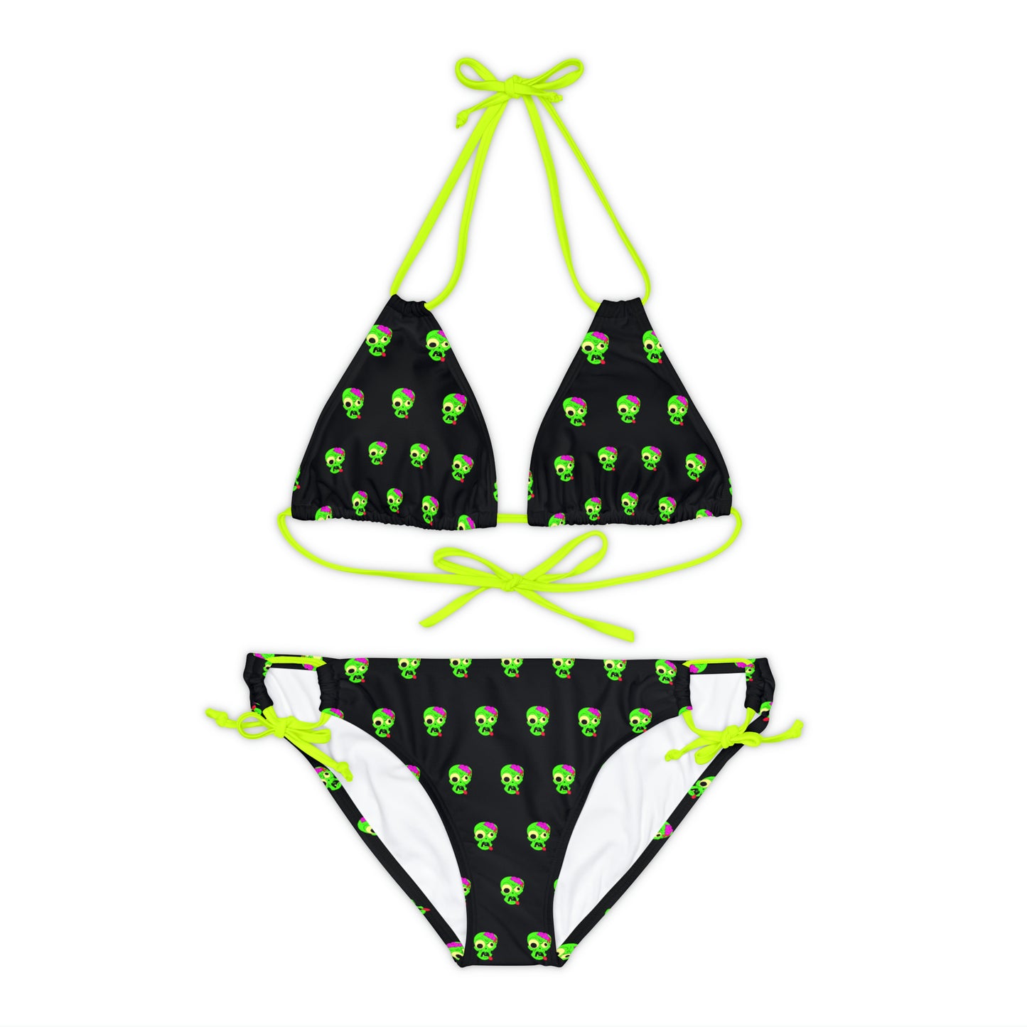 "Brains are Sexy" Strappy Zombie Bikini Set