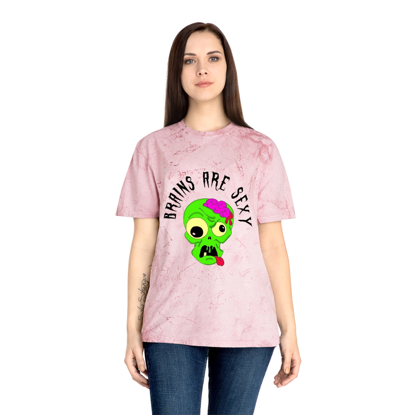 "Brains are Sexy" Color Blast Boy Zombie T-Shirt