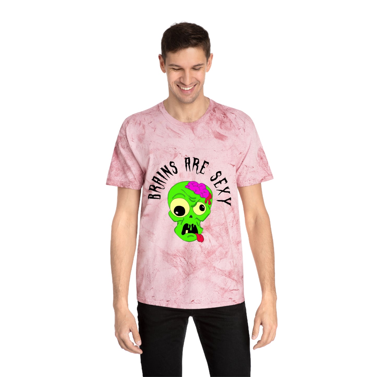 "Brains are Sexy" Color Blast Boy Zombie T-Shirt