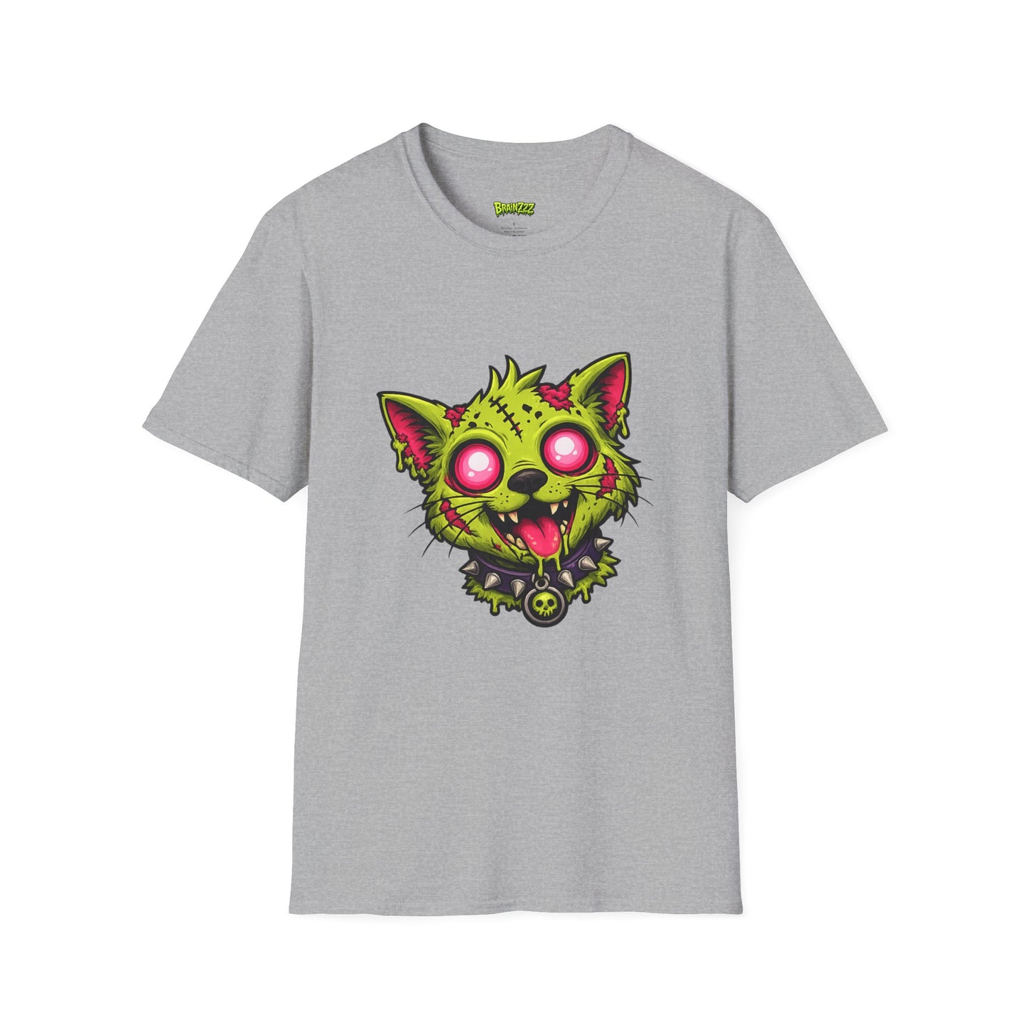 Zombie Cat Graphic T-Shirt