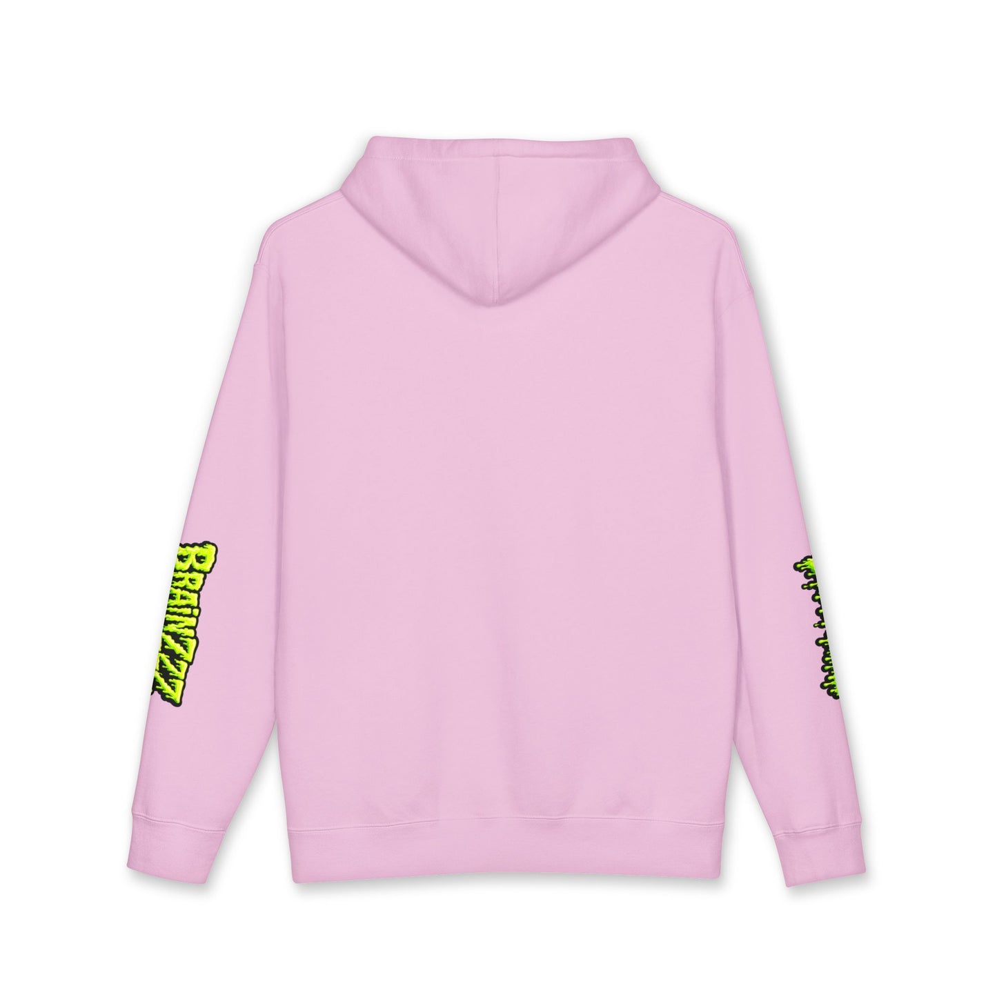 Zombie Brain Graphic Hoodie — Neon Dripping Skull Streetwear