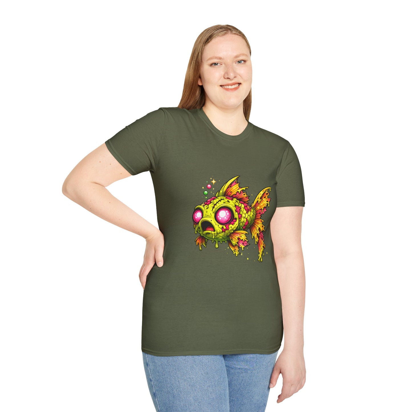 Zombie Fish Graphic T-Shirt
