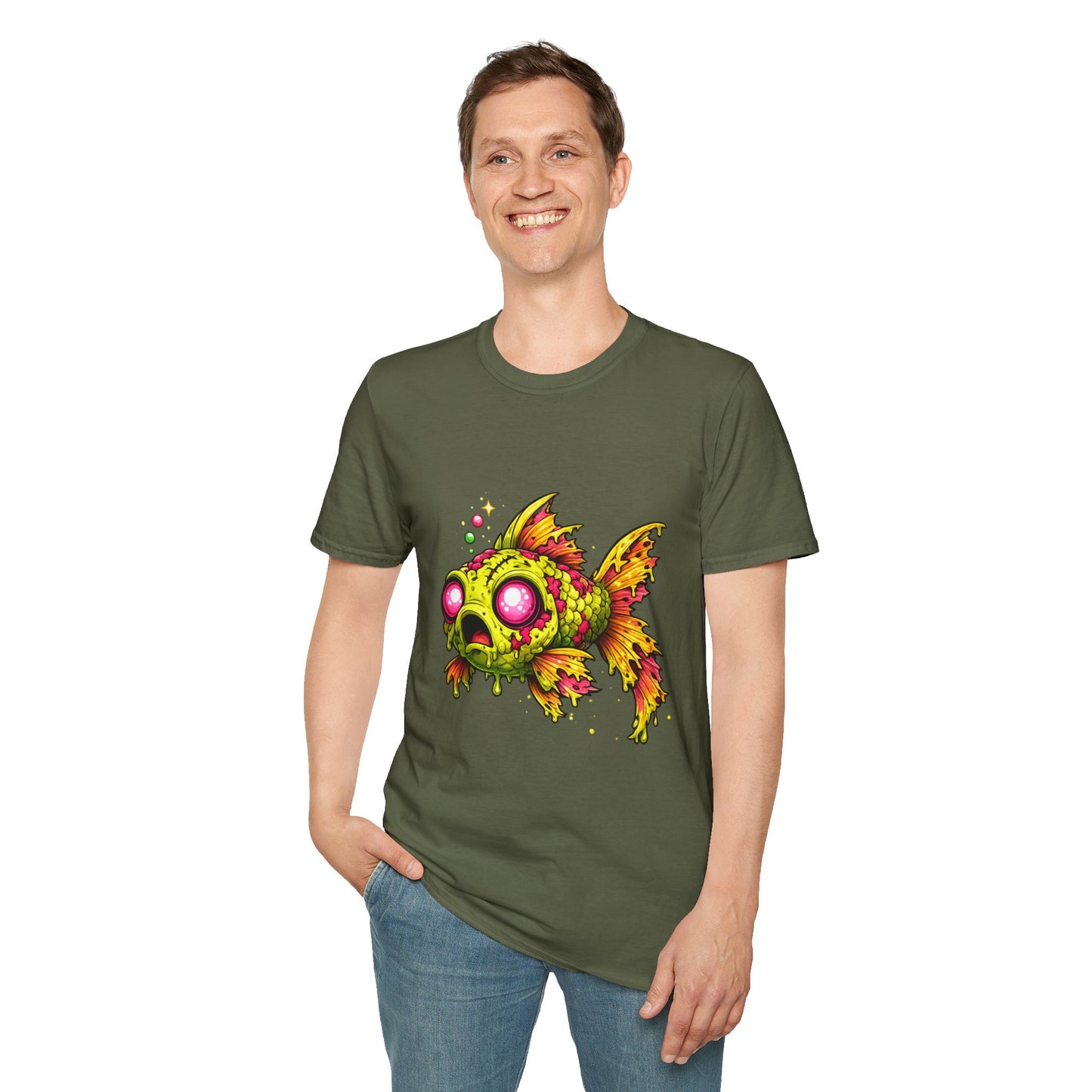 Zombie Fish Graphic T-Shirt