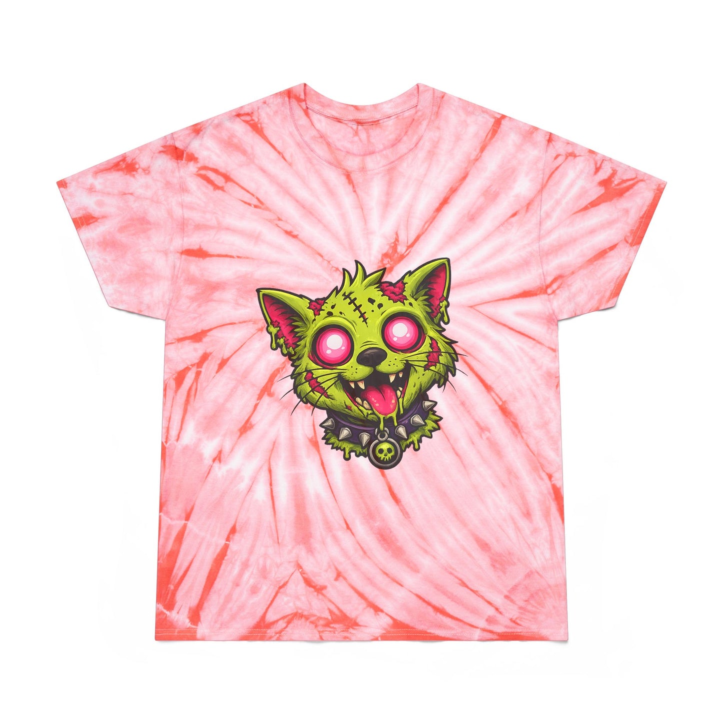 Zombie Cat Tie-Dye Tee