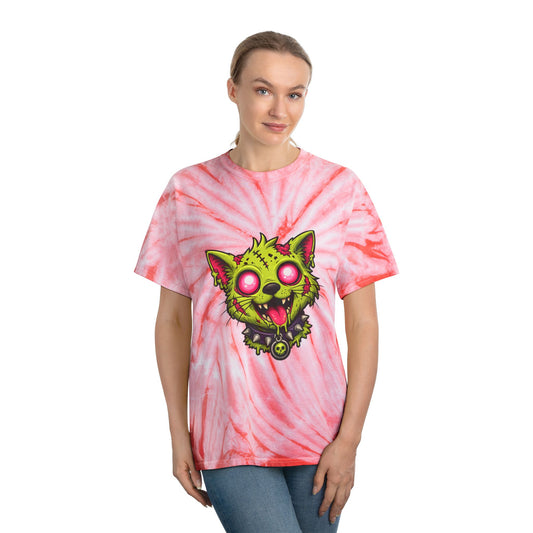 Zombie Cat Tie-Dye Tee
