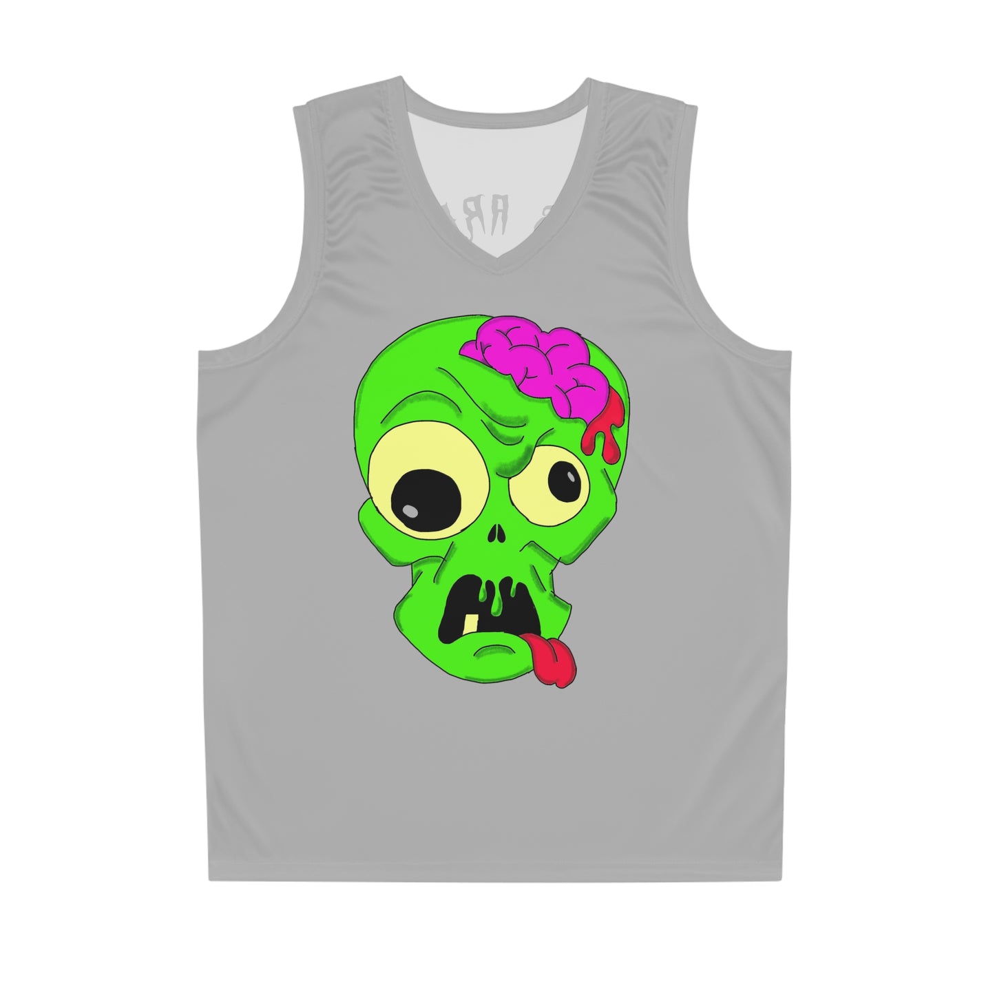 "Brains are Sexy" Boy Zombie Basketball Jersey