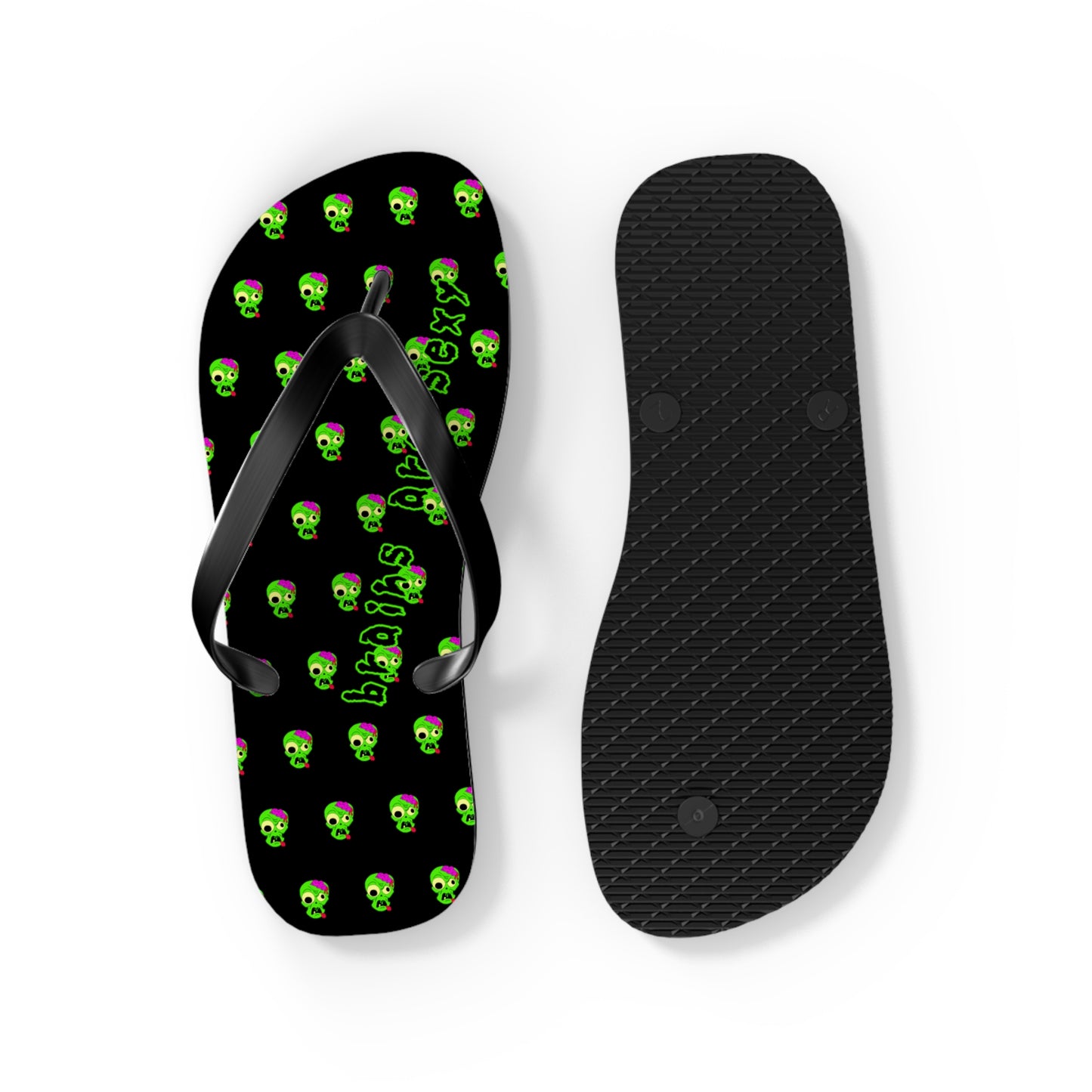 "Brains are Sexy" Zombie Flip Flops