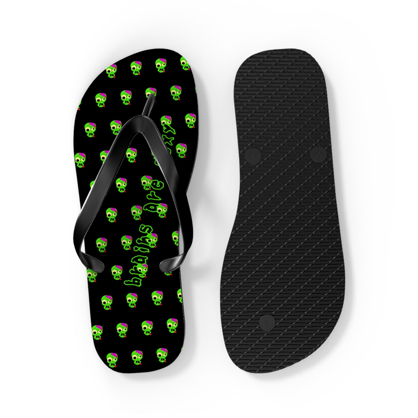 "Brains are Sexy" Zombie Flip Flops