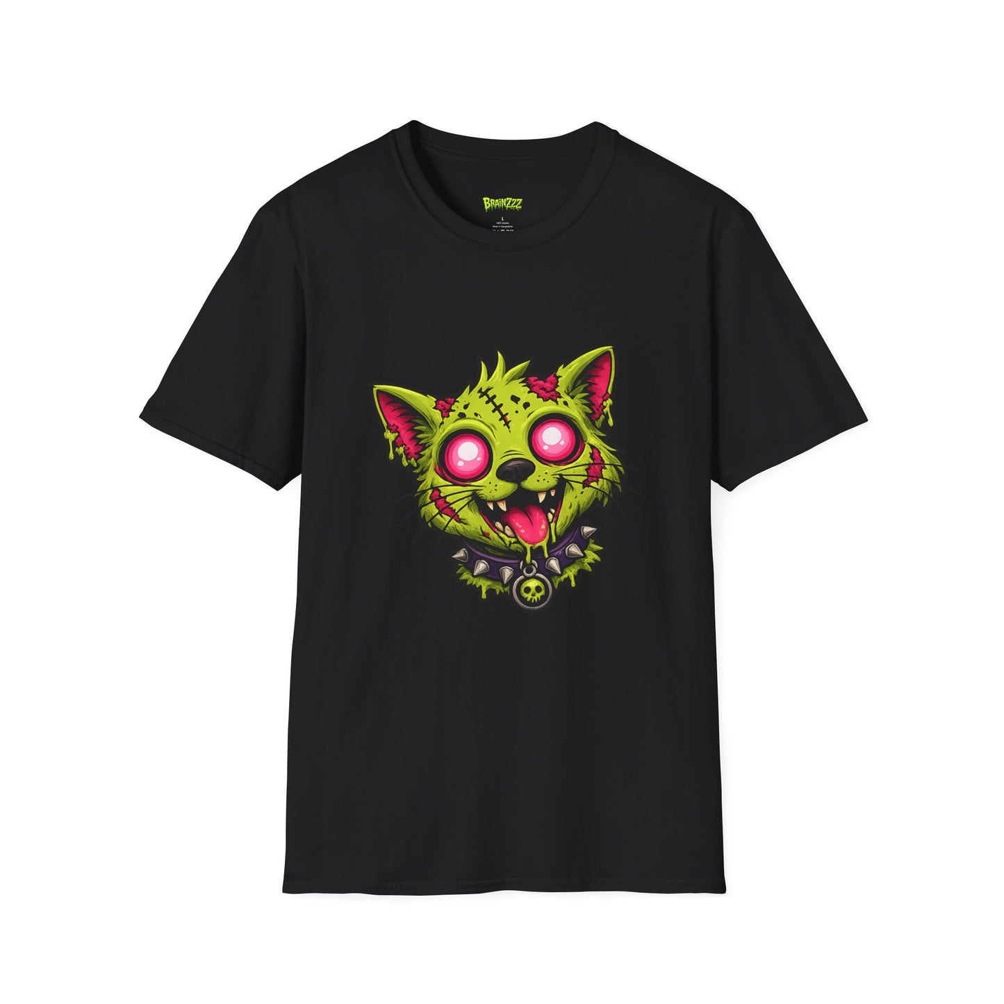 Zombie Cat Graphic T-Shirt