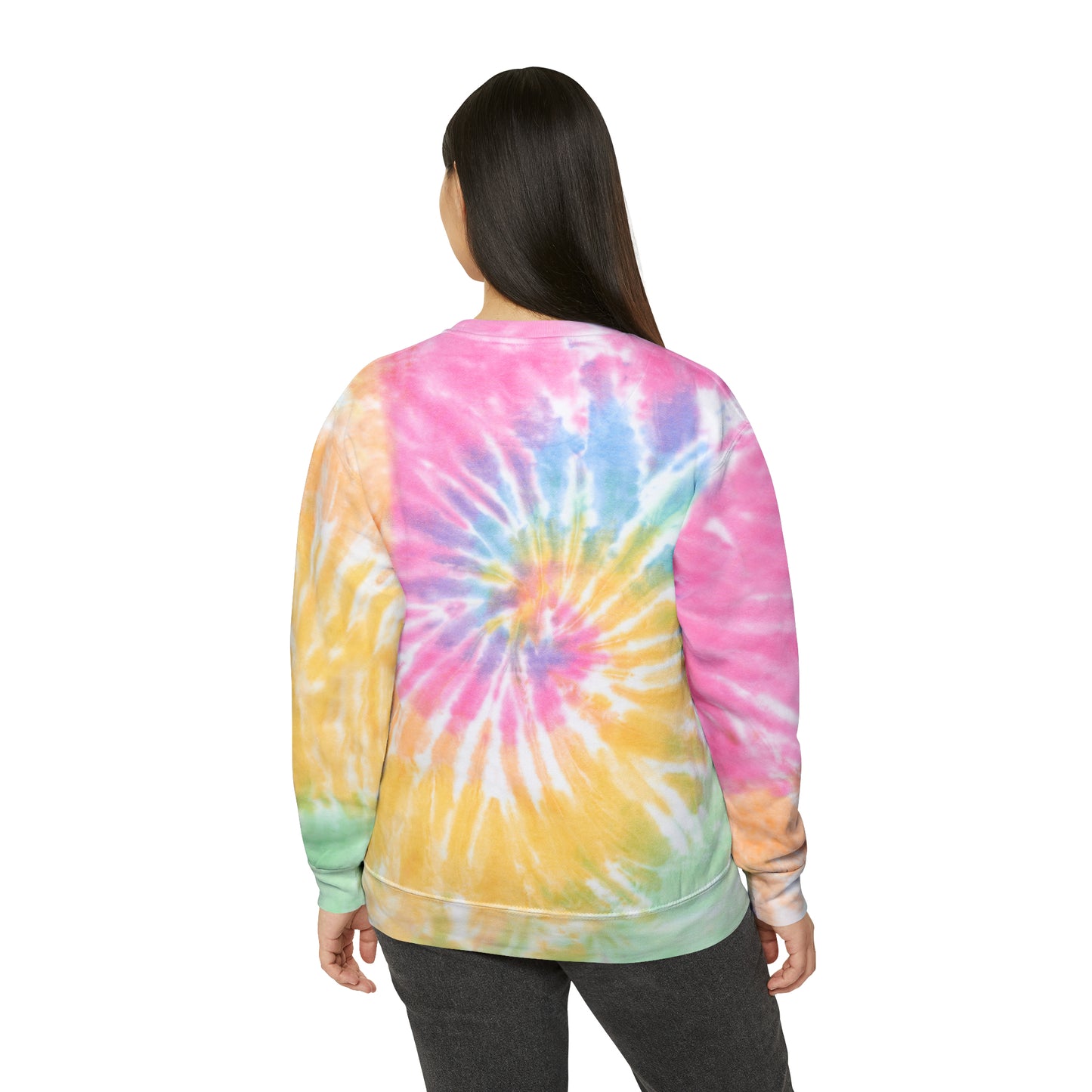 "Brains are Sexy" Girl Zombie Tie-Dye Sweatshirt