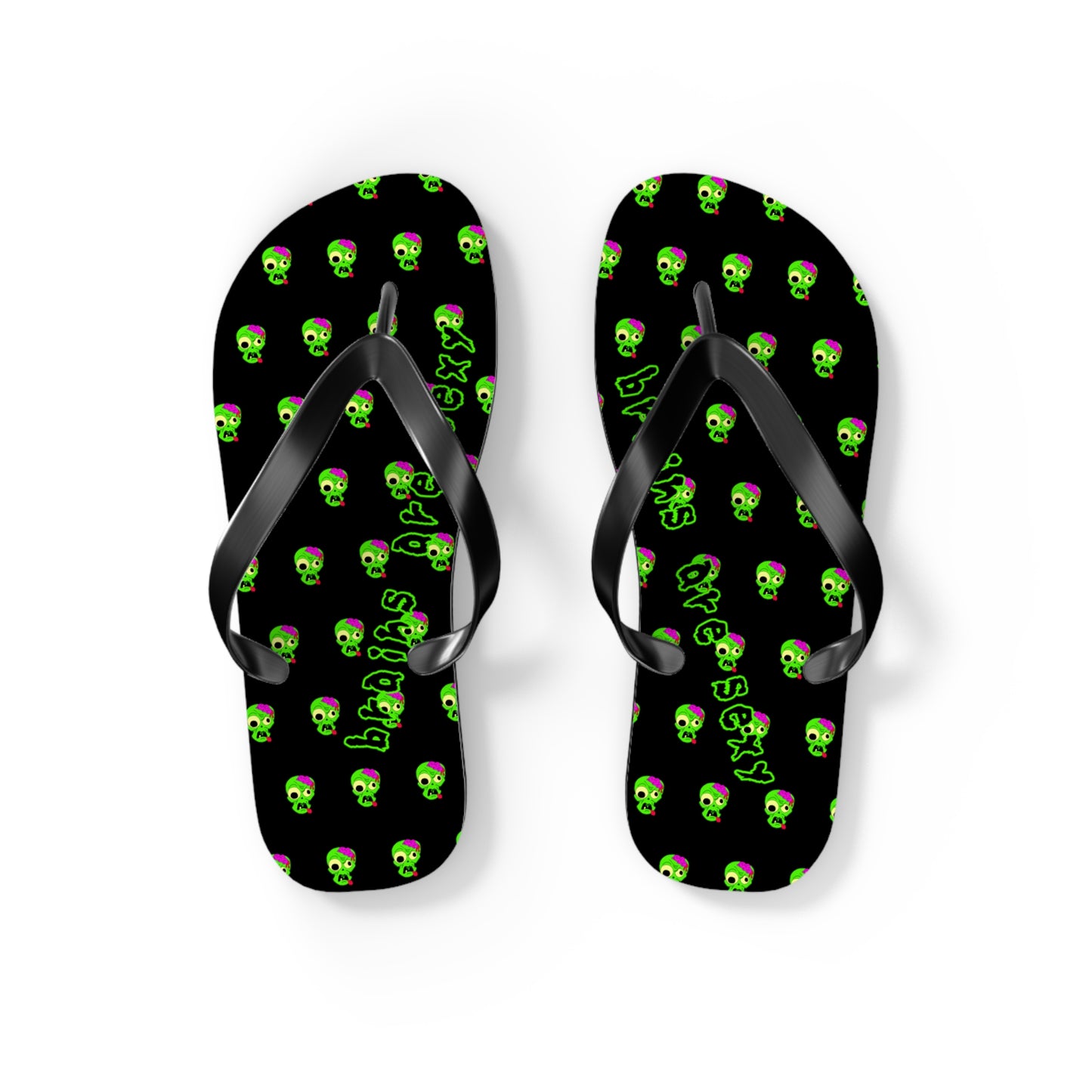 "Brains are Sexy" Zombie Flip Flops