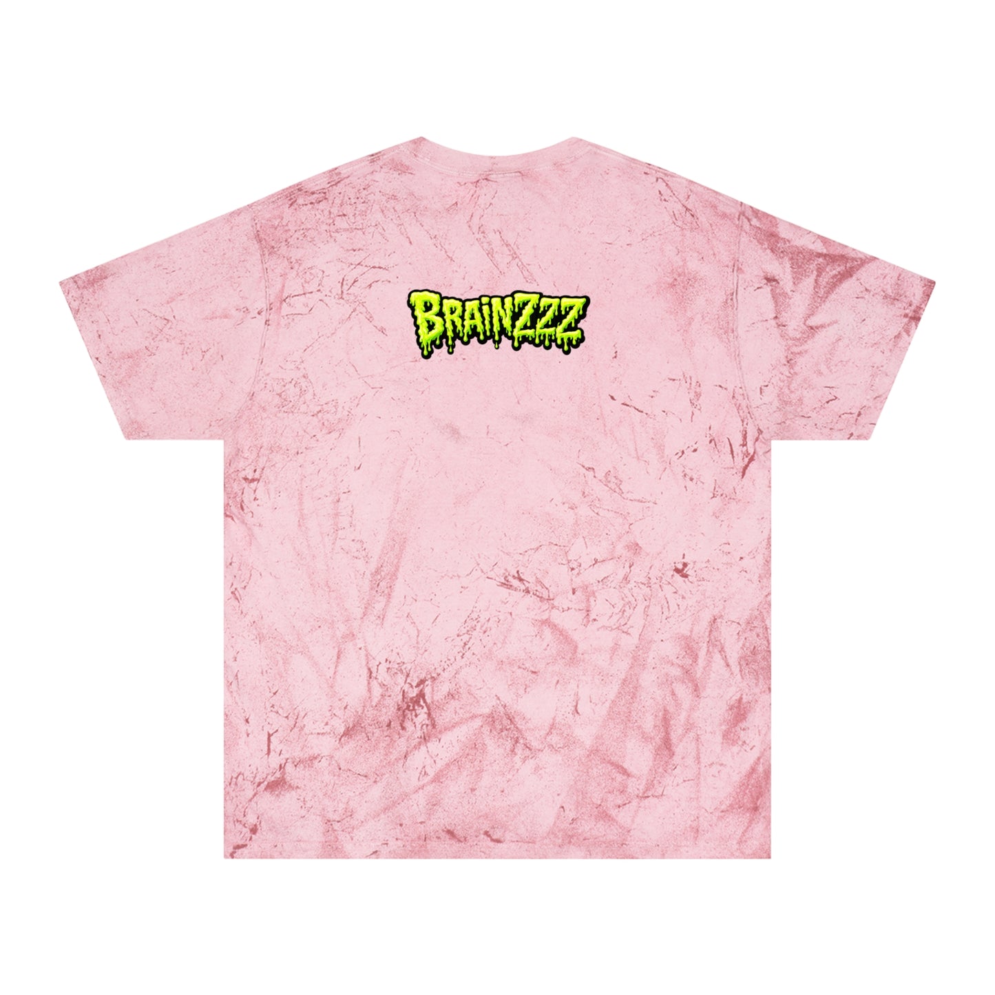 Zombie Brain Graphic T-Shirt — Colorful Creepy Drippy Design