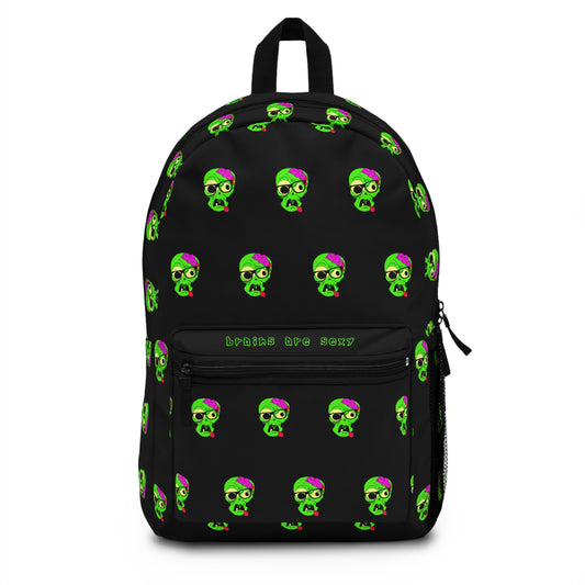 "Brains are Sexy" Nerd Zombie Backpack